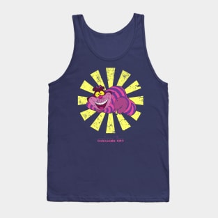 Cheshire Cat Retro Japanese Tank Top